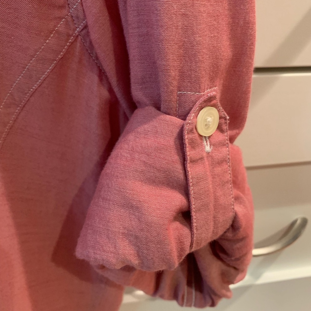 John Varvatos salmon men’s button Down - Picture 3 of 5
